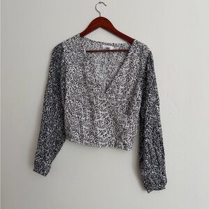 Elegant Black and White Blouse